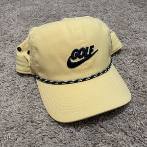 Nike Golf Pale Light Yellow Dad Adjustable Rope Hat
